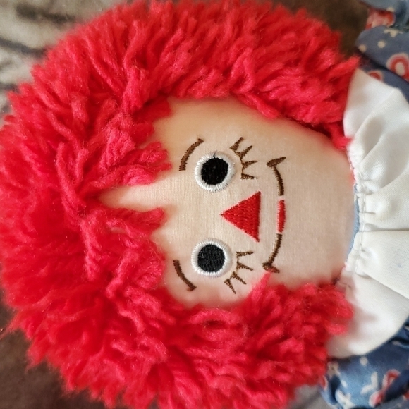 vintage 1991 Raggedy Ann 8" Plush Doll By Applause #16660 - Picture 6 of 6